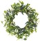 20 Inch Summer Wreaths for Front Door Eucalyptus Wreath with Blue Berries Elegant Durable Greenery Front Door Wreath for Outside Wedding Farmhouse Porch Wall Room Home Decor